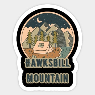 Hawksbill Mountain Sticker